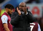 Patrick Vieira, Manager of Crystal Palace, applauds the fans following the Premier League match  (Photo by Lewis Storey/Getty Images)