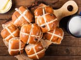 Hot cross buns are usually consumed on Good Friday to mark the end of lent.