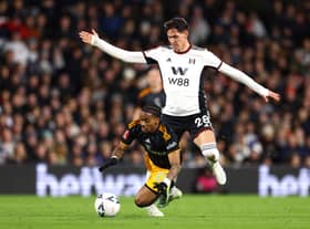 Sasa Lukic in action for Fulham.  