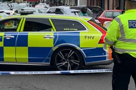 The Met Police at a crime scene.