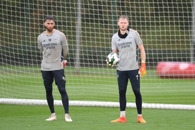 Matt Turner has only featured in cup games for the Gunners as Aaron Ramsdale remains Mikel Arteta’s first choice (Image: Getty Images)