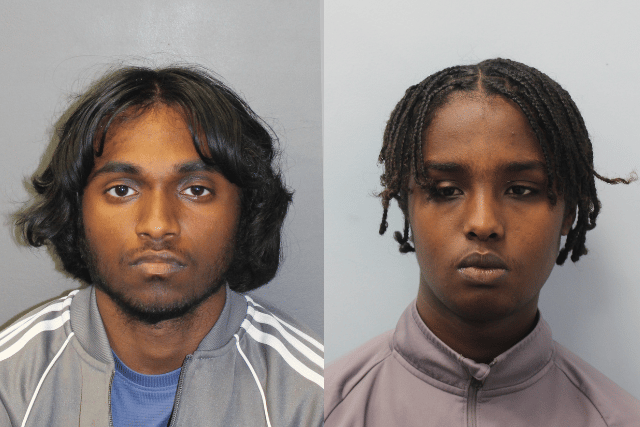 Vanushan Balakrishnan (left) and Ilyas Suleiman (right) were found guilty of murdering Rishmeet Singh. Credit: Met Police