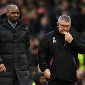 Patrick Vieira, Manager of Crystal Palace, looks on at half time during the Premier League (Photo by Michael Regan/Getty Images)