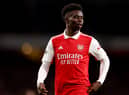 Arsenal and England footballer Bukayo Saka  