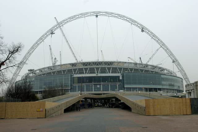 Wembley Stadium, London. (Photo by Mike Pearce/Getty Images)