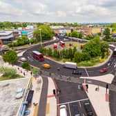 CGI of what the Cycleway could look like at Lea Bridge Roundabout. Credit: TfL