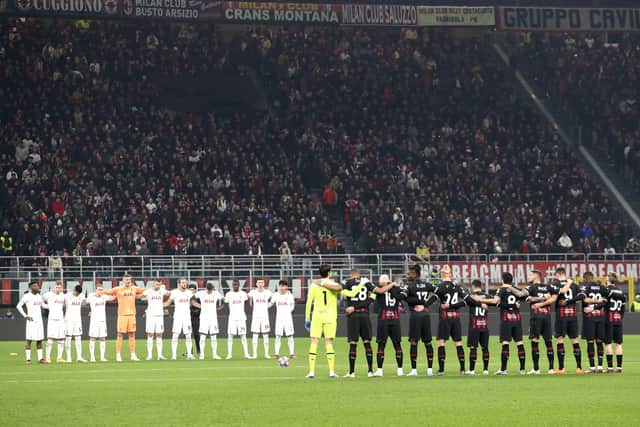 AC Milan travel to the Tottenham Hotspur Stadium tonight (Image: Getty Images)