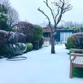 Snow in Earlsfield on Wednesday morning. Credit: Matt Bishop