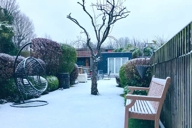 Snow in Earlsfield on Wednesday morning. Credit: Matt Bishop