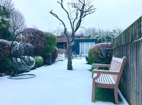 Snow in Earlsfield on Wednesday morning. Credit: Matt Bishop