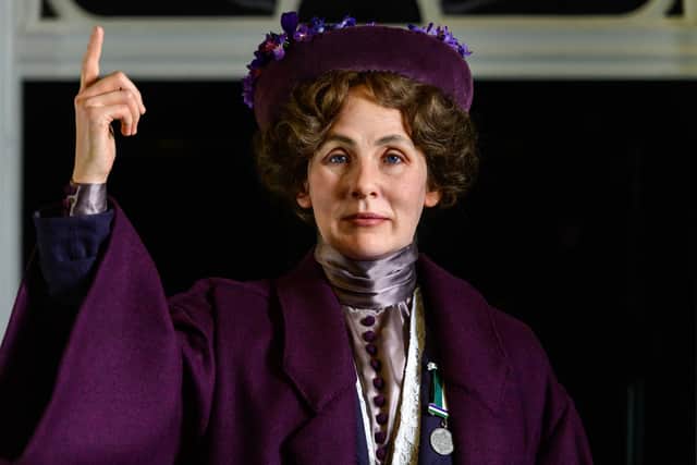 Madame Tussauds has unveiled a new statue of Emmeline Pankhurst. Credit: Supplied