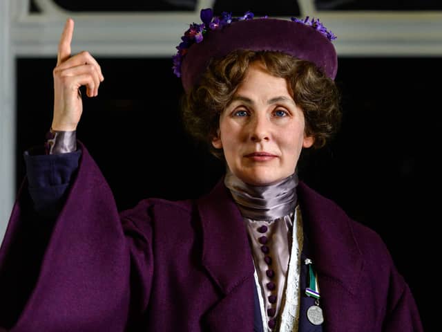 Madame Tussauds has unveiled a new statue of Emmeline Pankhurst. Credit: Supplied