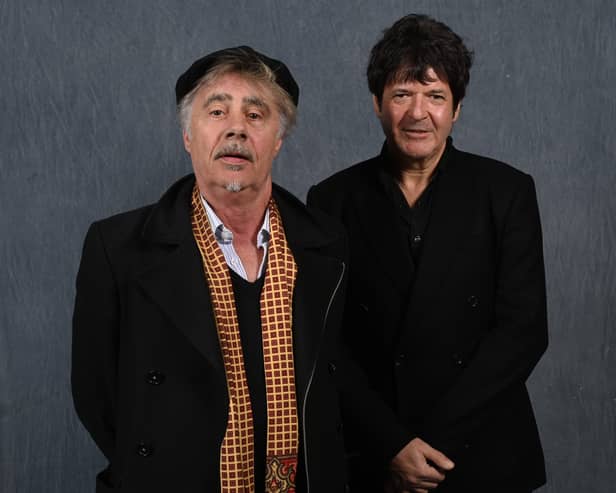 Glen Matlock and Clem Burke at the Dog Day Afternoon launch event at The 100 Club. (Picture: Dave J Hogan)