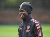 Arsenal star Bukayo Saka.