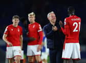 Steve Cooper, Manager of Nottingham Forest congratulates Cheikhou Kouyate of Nottingham (Photo by Bryn Lennon/Getty Images)