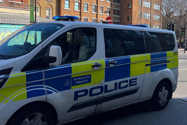 A Met Police vehicle.