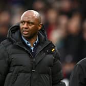  Patrick Vieira, Manager of Crystal Palace, looks on during the Premier League match (Photo by Michael Regan/Getty Images)