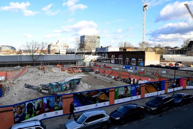 The HS2 construction site at Euston in 2020. (Picture: Justin Tallis/AFP via Getty Images)