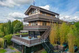A stunning chalet shipped over from Switzerland is up for sale in Central London 