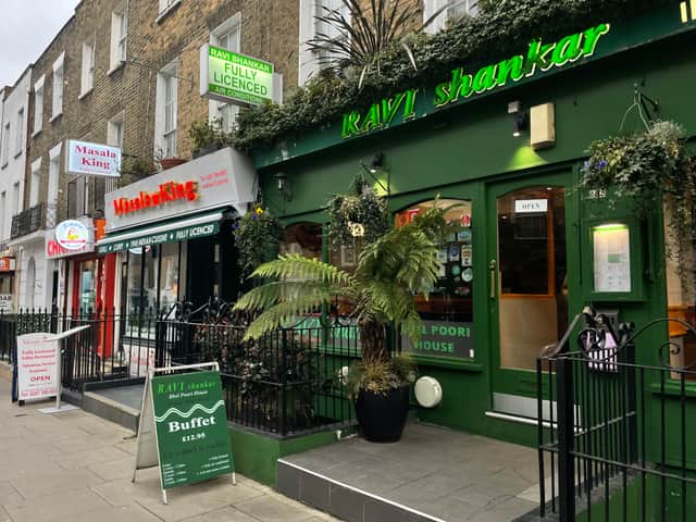 Ravi Shankar in Drummond Street, Euston. (Picture: Anushree Gupta)