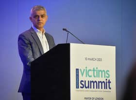 Sadiq Khan speaking at the Victims Summit. Credit: City Hall