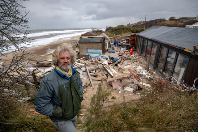 Lance Martin with his property in 2018.