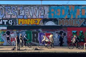 Street art at Hackney Wick.