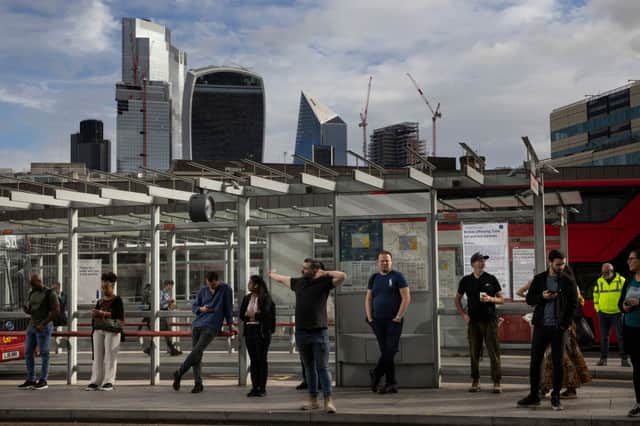 Members of the public waiting for buses from London Bridge station during a strike in August. (Picture: Dan Kitwood/Getty Images)