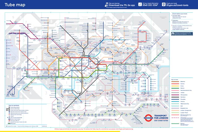 TfL’s Tube map.