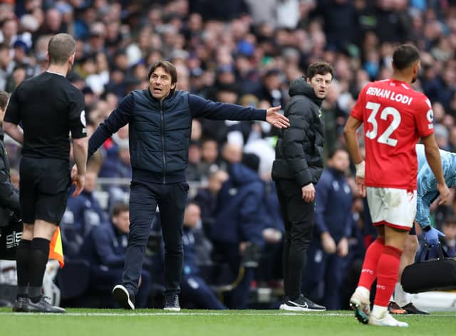 Antonio Conte, manager of Tottenham Hotspur. (Photo by Catherine Ivill/Getty Images)