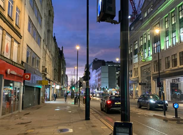 Oxford Street in central London.
