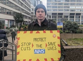Andy Watson, a junior medical registrar at St Thomas’ Hospital in Westminster. Credit: Lynn Rusk