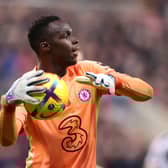  Edouard Mendy of Chelsea in action during the Premier League match  (Photo by George Wood/Getty Images)