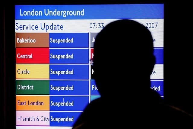 Every Tube line has been suspended this morning (March 15) as London Underground workers stage a 24 walkout. Credit: Getty Images