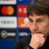 Antonio Conte during a press conference at the Tottenham Hotspur training ground  (Photo by DANIEL LEAL/AFP via Getty Images)
