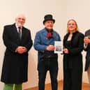 Descendants of Charles Dickens and Dr Miles Marley. (Picture: SWNS)