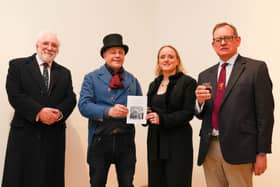 Descendants of Charles Dickens and Dr Miles Marley. (Picture: SWNS)