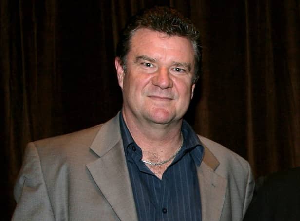 Actor Peter Hardy poses for a photo at the launch of 'Mamma Mia!' at Doltone House on July 21, 2009 in Sydney, Australia