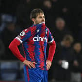  Joachim Andersen reacts to their defeat after the English Premier League football match  (Photo by BEN STANSALL/AFP via Getty Images)