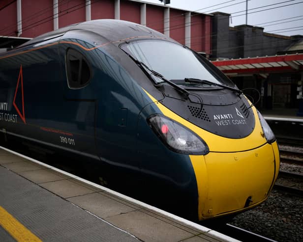 An Avanti West Coast train. (Photo by Christopher Furlong/Getty Images)