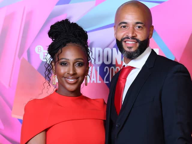 Alexandra Burke and Darren Randolph (Getty Images)