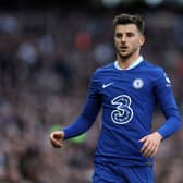 Mason Mount of Chelsea during the Premier League match between Tottenham Hotspur (Photo by Catherine Ivill/Getty Images)