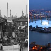 Greenwich Peninsula became home to the Millennium Dome and then the O2 Arena, which has hosted the likes of Coldplay. (Photo by Evening Standard/Hulton Archive/Martin Hayhow/AFP/Gareth Cattermole/Getty Images)