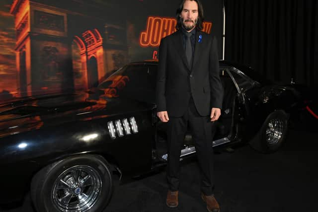 Keanu Reeves attends “John Wick: Chapter 4” Los Angeles Premiere