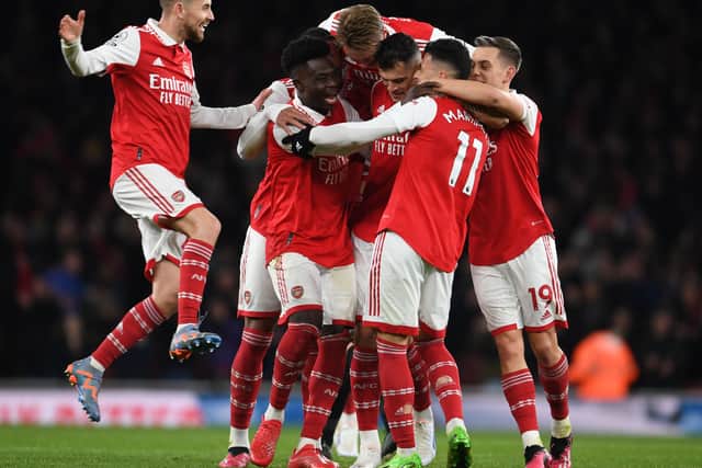 Bukayo Saka and Leandro Trossard sparkled in March (Image: Getty Images)
