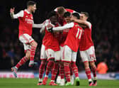 Bukayo Saka and Leandro Trossard sparkled in March (Image: Getty Images)