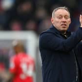 Steve Cooper, Manager of Nottingham Forest, applauds the fans after the Premier League (Photo by Shaun Botterill/Getty Images)
