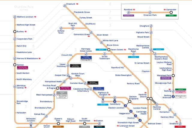London Overground map