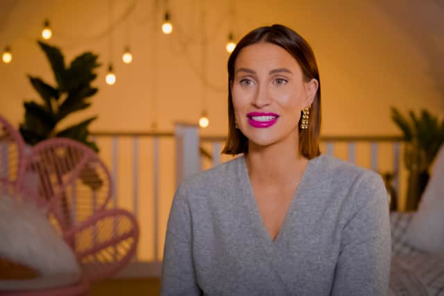 Ferne McCann appeared emotional as she opened up about a misscarriage she had before her second pregnancy (ITV)