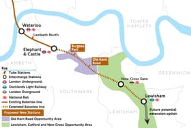 The proposed Bakerloo line extension. (Picture by TfL)